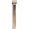 Ekena Millwork Thorton Block Smooth Bracket w/ Offset Brace, Douglas Fir, 5 1/2"W x 34"D x 40"H BKT0604X34X40THR05SDF - alternate 3